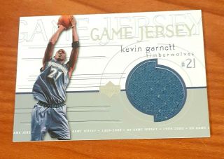 1999 - 00 Upper Deck Game Jersey Kevin Garnett GJ36 3