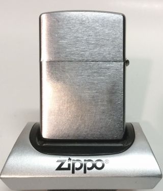 Zippo Lighter Brushed Chrome,  Desert Storm,  Operation Desert Shield,  2006,  VGC, 3