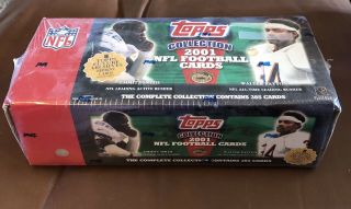 2001 Topps Nfl Football Complete Factory Set - 385 Cards -