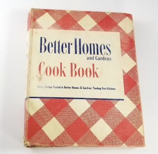 Vintage Better Homes And Gardens Cook Book 11th Printing De Luxe Edition 1947