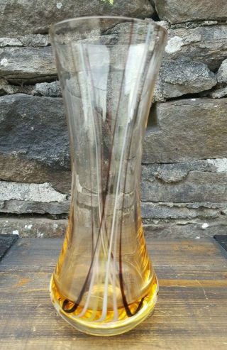 Vintage,  Retro,  Tainted Neutrals Caithness Glass Bud Vase.