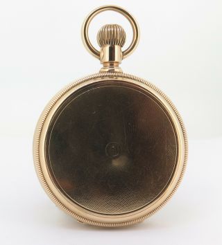 . Antique Tiffany & Co 18K Gold Mens 52mm Pocket Watch C.  1891 3