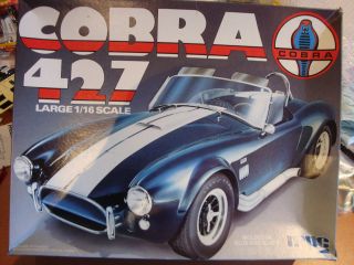 Mpc Shelby Cobra 427 Model Kit 1 - 3082 1/16 Scale Opened