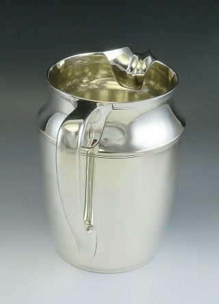 Antique c1930 Sterling Silver Tiffany & Co Water Pitcher Jug NO MONO 4.  25 Pint 2