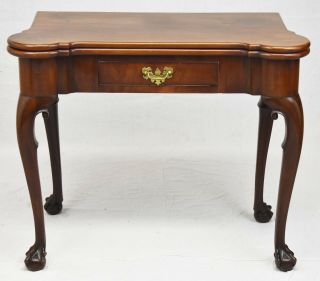 George Iii Chippendale Mahogany Gate Leg Game Table Late 18th Century Early 19th