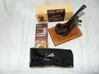 Vintage Savory’s Argyll 283 Smoking Pipe Made In London & Box & Pouch