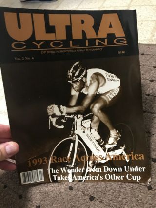 Vtg Raam 1994 Race Across America Bicycle Ultra Cycling