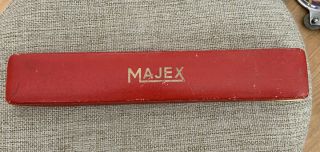Vintage Majex Red Watch Box