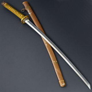 Antique Nihonto Japanese Sword Katana Kanesada 兼定 Signed W/ww2 Gunto Koshire Nr