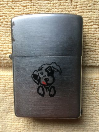 Zippo Advertising Lighter Ken - L - Ration Dog Food Animal Kennel Rare Character