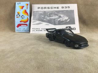 Solido France - Porsche 935 Turbo Black - 24 H Du Mans - N° 1032 - Vintage Model