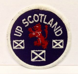 Up Scotland Vintage Sew On Patch