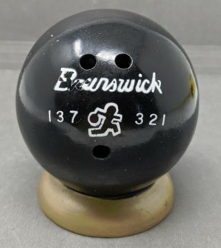 Vtg Brunswick Cast Metal Bowling Ball Beer Bottle Opener By Loyal Products Nyc