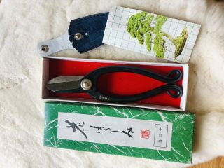 Vintage Japanese Ikebana Bonsai Scissors Shears Maker Signed
