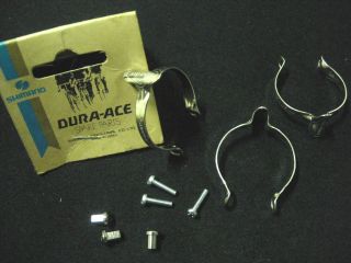Vintage Shimano Dura Ace Brake Cable Clips Set Of 3 Nos 70s
