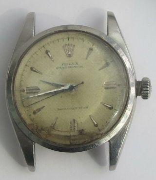 Gents Vintage Rolex Oyster Perpetual 6352 Automatic Bubbleback Watch C.  1954 A/f