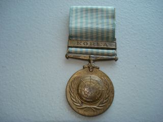 Vintage Korean United Nations Service Medal M - 5