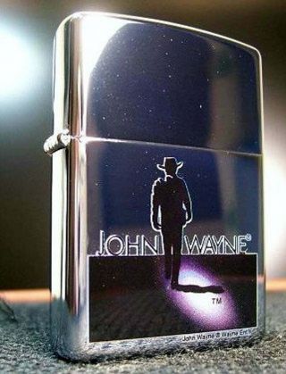 Vintage Zippo - John Wayne Silhouette