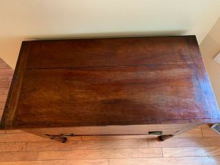 Antique Sugar Chest 19th Century Federal Southern Tennessee Kentucky Lift Top 2