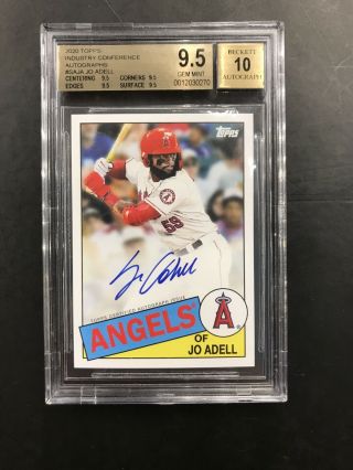2020 Topps Industry Conference Jo Adell Auto Bgs 9.  5/10 Wow