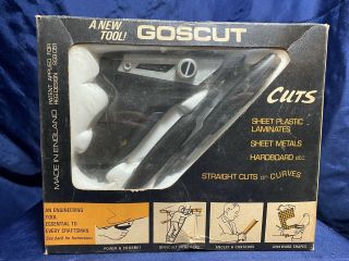 Vintage Goscut Hand Held Sheet Metal Nibbler Cutter
