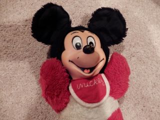 VINTAGE RARE 1950 ' S DISNEY MICKEY MOUSE PLUSH DOLL BY WALT DISNEY PRODUCTIONS 2