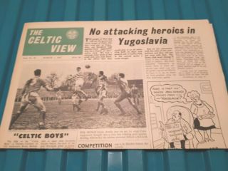 The Celtic View 82 - 1/3/1967 - Vintage Football Newspapaer Vgc