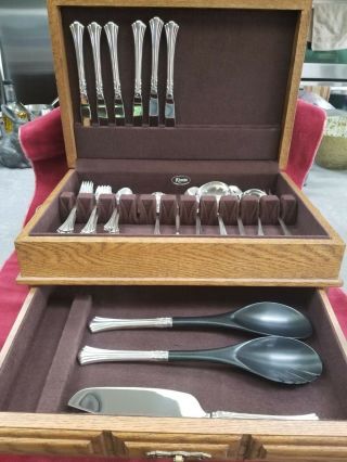 Eighteenth Century By Reed & Barton Sterling Silver Flatware Set Service