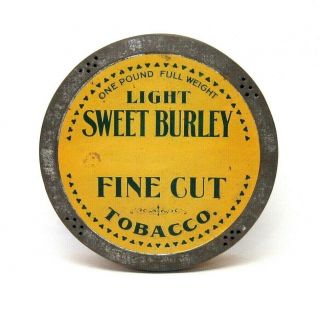 Vintage Light Sweet Burley Fine Cut Tobacco Tin