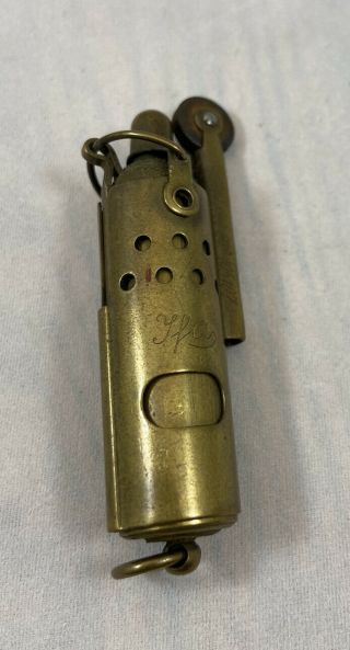 Vintage Imco Brass Trench Lighter - Made In Austria