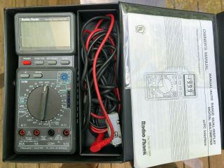 Radio Shack 22 - 168a Digital Multimeter With Rs - 232 Serial Pc Computer Interface