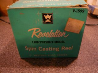 Vintage Revelation V1559 Spin - Casting Reel With The Reel