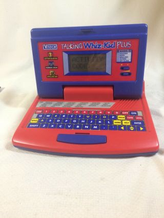 Vintage Vtech Talking Whiz - Kid Plus Educational Computer - Age 6 - 12