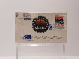 1993 - 94 Skybox Premium Edition Series 2 Basketball Box - -