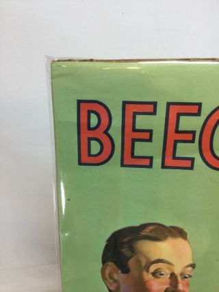 1930s Beechnut Tobacco Paper Litho Poster Sign Beech - Nut Vintage 2