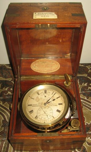 Reid & Sons Marine 2 Day Chronometer,  England.  1875