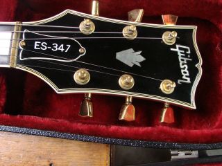 Vintage Gibson ES - 347 (1981) Semi - Hollow Body Electric w/ Case - 2
