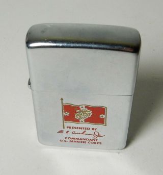 1973 Present By Cushman Jr Commandant Us Marine Corps Zippo Lighter