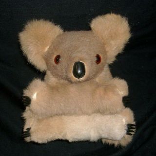 6 " Vintage Old Real Hair / Fur Australian Koala Bear Stuffed Animal Plush Toy