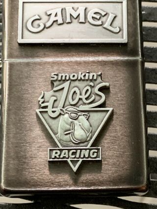1993 Zippo Lighter - Camel Cigarettes Smokin’ Joe’s Racing - Midnight Chrome