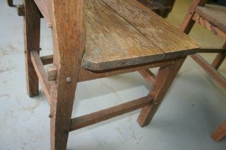Antique dining table and chairs 3