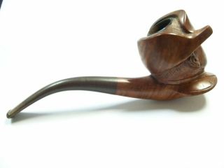 Napoleon Wood Carved Algerian Briar Smoking Pipe.  Made in France. 3