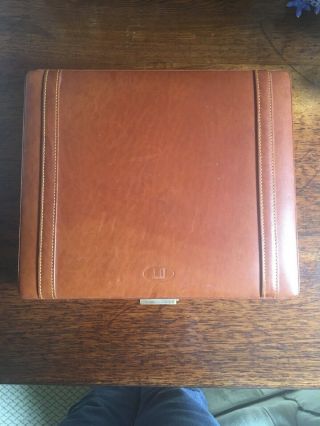 Dunhill Leather Travel Cigar Humidor