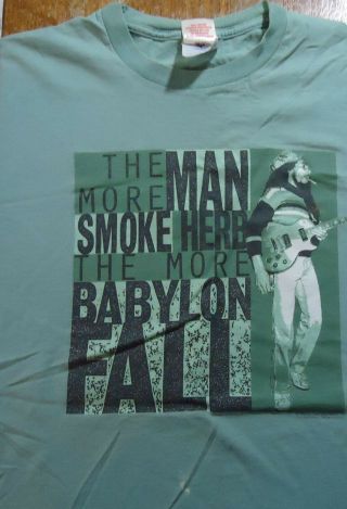 Vintage Bob Marley The More Man Smoke Herb T Shirt (x - Large)