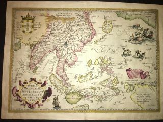 Ortelius - Indiae Orientalis - 1588 - - South East Asia / Australia