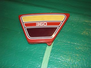 1976 Yamaha Xs360 Xs - 360 Right Side Cover - Vintage,  Red,  Xs400