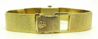 ROLEX Vintage 14K Gold &.  50 CTW Diamond Ladies Hand Winding 34.  1 Grams 2