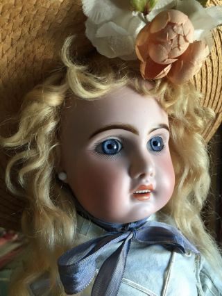 Antique 20” French TETE JUMEAU Bisque Doll Incised 1907 3