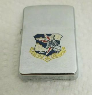 Vintage Strategic Air Command Zippo Cigarette Lighter 1960