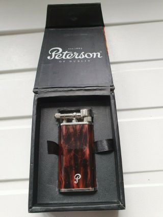 Peterson - Brown Marble - Thinking Man - Pipe Lighter